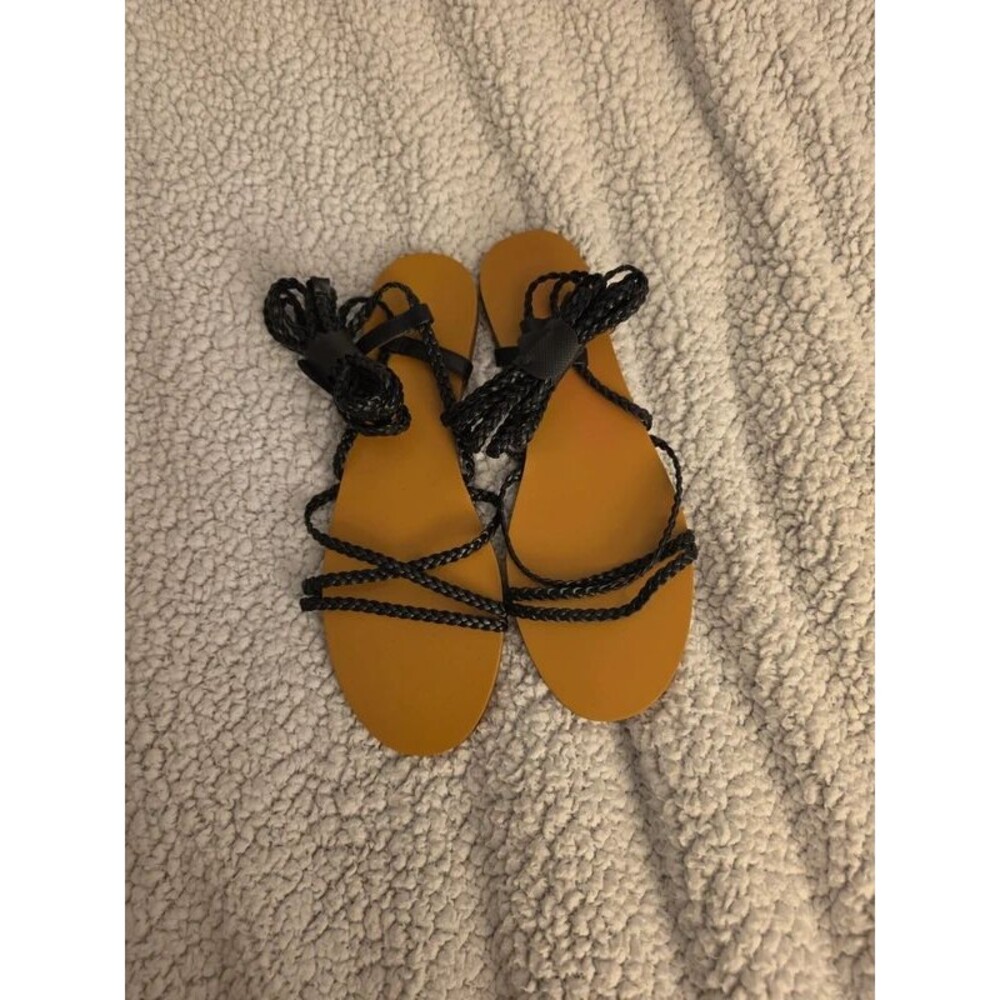 J. Crew Braided Lace Up Sandals Womens 9